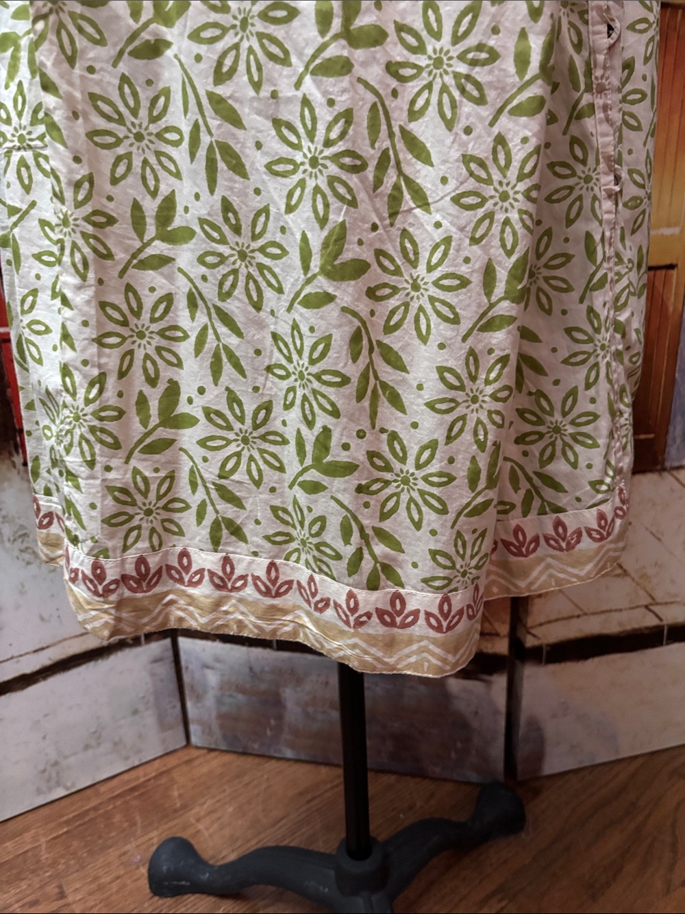 Gudrun Sjoden Woven "Kauri" Dress, Kiwi, Size Medium - Picture 7 of 10